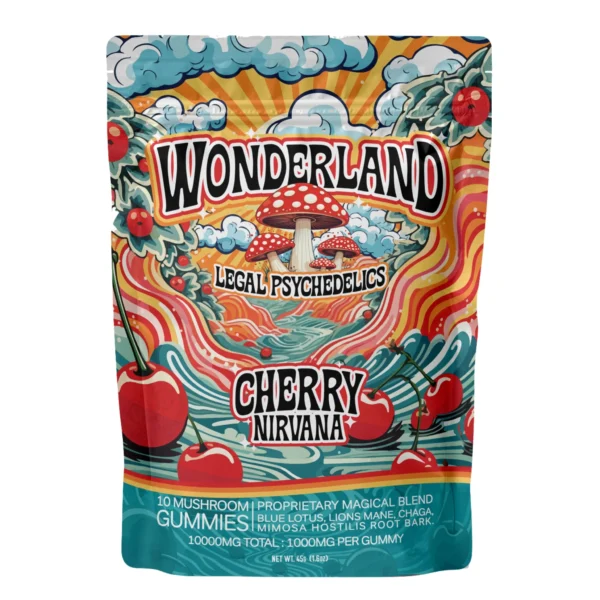 Wonderland Magic Mushroom Cherry Nirvana Gummies