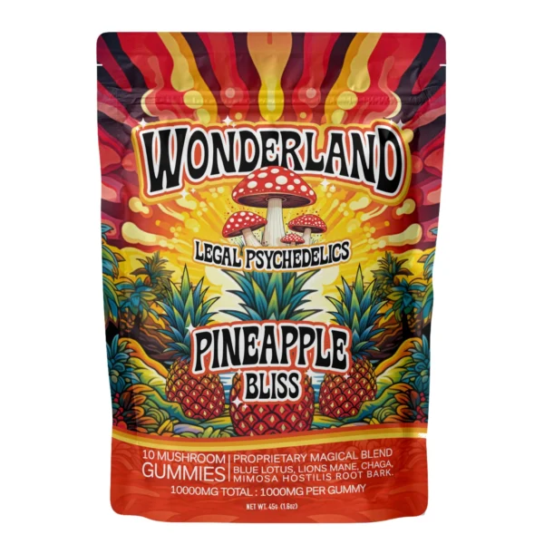 Wonderland Magic Mushroom Pineapple Bliss Gummies