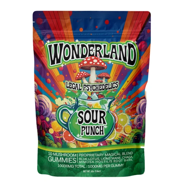 Wonderland Magic Mushroom Sour Punch Gummies