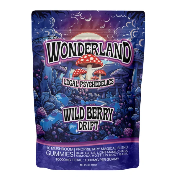 Wonderland Magic Mushroom Wild Berry Drift Gummies