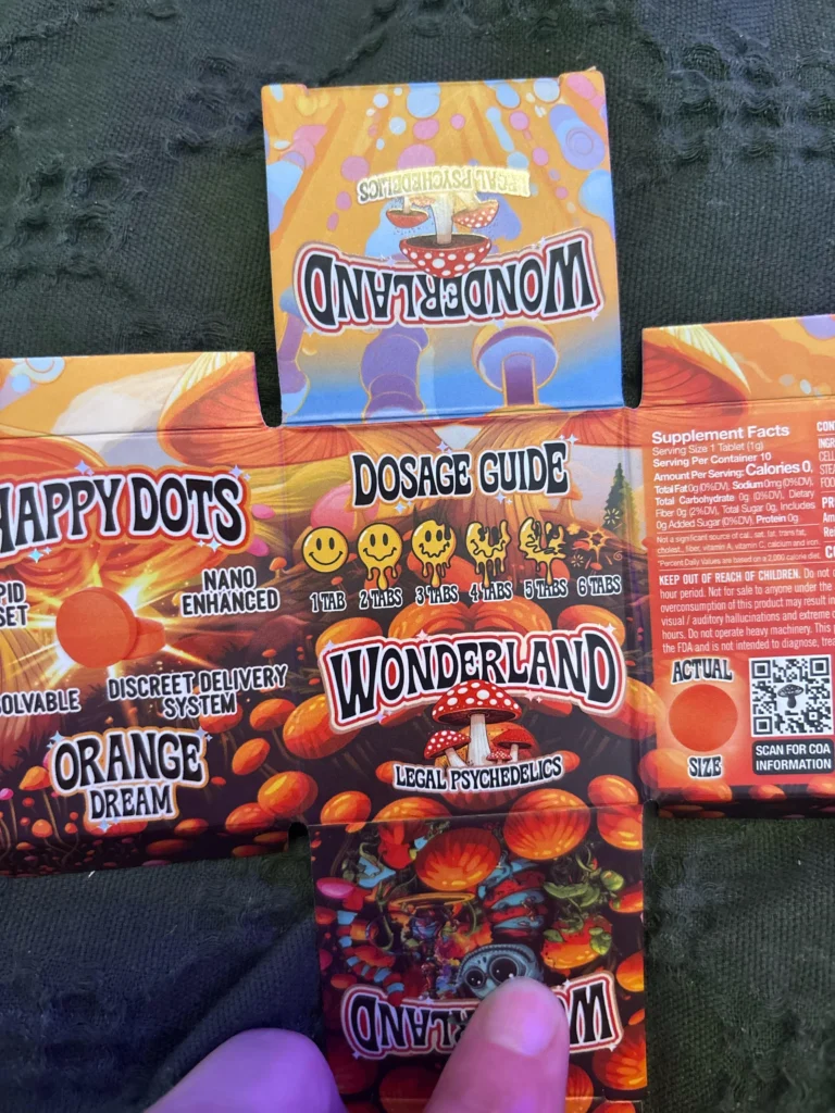 wonderland mushroom gummies | wonderland Happy Dot Mushroom Tab | wonderland gummies